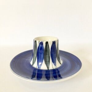 Vintage Danish Scandinavian Modern Jersey Pottery Egg Cup Mid Century England UK